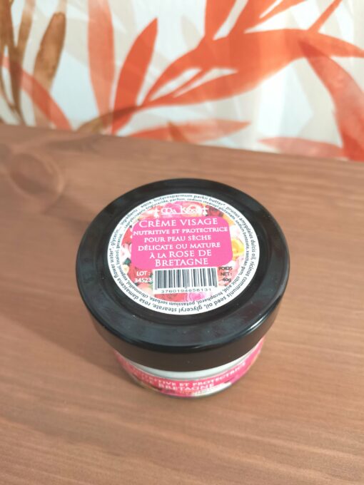 Crème visage nutritive et protectrice à la rose de Bretagne – Image 2