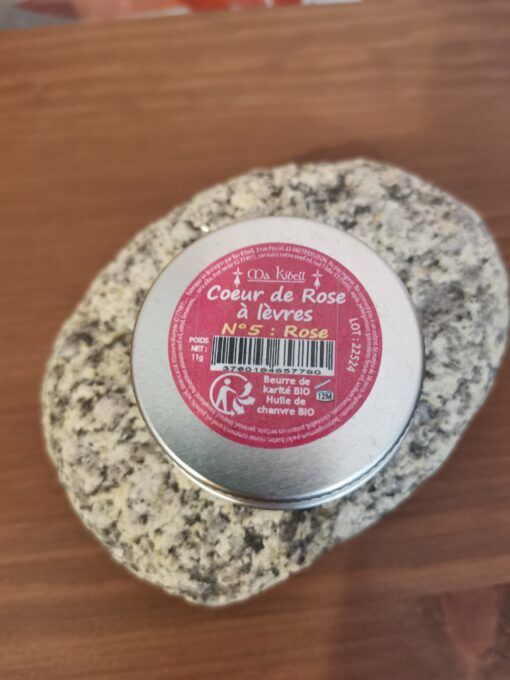 Cœur de rose à lèvres n°5 rose